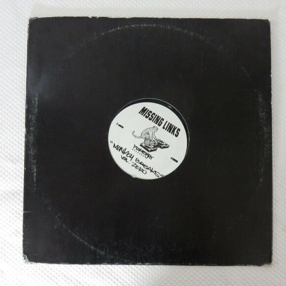 Missing Links Monkey Breaks Vol Zero Promo Record Album Vinyl LP - Picture 3 of 5